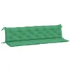 vidaXL Coussins de banc de jardin 2 pcs. Vert 200x50x7 cm Voir les images du produit 1