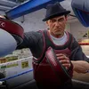 A virtual reality boxing game character in a boxing ring. Podgląd zdjęcia produktu