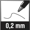 Mitsubishi roller UNI UB EYE UB-150 0,2 mm blu Anteprima dell’immagine prodotto 6