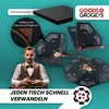 XXL Pokermatte 120x120 cm – Faltbare Pokertischauflage aus Produktbild-Vorschau 4
