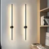 ZMH dvojitá LED nástenná lampa do interiéru, 60 cm, čierna, Náhľad obrázku produktu 1