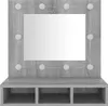 vidaXL Zrkadlová skrinka s LED diódou Sonoma 60x31,5x62 cm Náhľad obrázku produktu 4