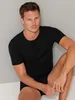 Schiesser Herren 2PACK T-shirt schwarz 5  PAK Produktbild-Vorschau 4
