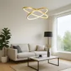 MasterLED LED Pendelleuchte 2-Ring 64W Gold, Design Produktbild-Vorschau 2
