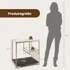 COSTWAY 3 Ebenen Beistelltisch mit Marmoroptik, Couchtisch Produktbild-Vorschau 6