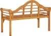 A wooden garden bench against a white background. Náhled obrázku produktu