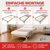 Hochwertiges Bettgestell DORADO 70x200 cm Massivholz Buche Produktbild-Vorschau 3