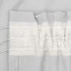 Záclony na pásce 140x250 cm 2 ks bílé závěsy do obývacího Náhled obrázku produktu 7