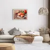 Gerahmtes Poster - Rahmen in heller Eiche - Lachs Fisch Produktbild-Vorschau 7