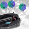 Sac à bandoulière en similicuir noir pour femme Voir les images du produit 12