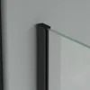 doporro Duschkabine Schwarz 75x120x195cm Eckdusche Produktbild-Vorschau 3