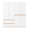 Kleiderschrank 180x50x200, 6 Türen, 2 Kleiderstangen, 5 Produktbild-Vorschau 4