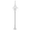 vidaXL Dissuasore luminoso da giardino E27 120 cm Alluminio Anteprima dell’immagine prodotto 1