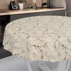 Tischdecke Vintage Kiev Beige Rund 120cm Schnittkante Produktbild-Vorschau 2
