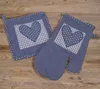 Portapentole country house premium a pois con cuore a Anteprima dell’immagine prodotto 4