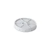 A white circular filter with a grid pattern inside, set against a white background. Voir les images du produit