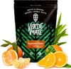 A bag of Verde Mate Green Yerba Mate with citrus fruits and leaves. Voir les images du produit