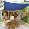 Sonnenschutzplane Segel Markise marineblau wasserdicht 4x4m Produktbild-Vorschau 10