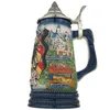 Bierkrug mit Deckel 0,7L – Klassischer Steinkrug mit Produktbild-Vorschau 7