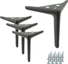 Möbelfüße Elegant Schwarz Matt 18 cm - 4er Set, Metall mit Produktbild-Vorschau 1