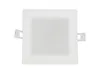 Luminaire encastré carré blanc 12 cm encastré LED 6W Voir les images du produit 6