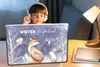 MuchoWow® Laptop Aufkleber Sticker Cover Winter - Fuchs - Produktbild-Vorschau 3