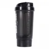 GORILLA SPORTS® Protein Shaker - 500ml, mit Pulverfach und Produktbild-Vorschau 2