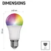 Chytrá LED žárovka GoSmart A60 / E27 / 9 W (60 W) / 806 lm / RGB / stmívatelná / Zigbee Náhled obrázku produktu