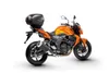A motorcycle with a top case, shown from a three-quarter rear view against a white background. Podgląd zdjęcia produktu