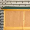 Hasenkäfig 6 Boxen Kaninchenstall Holz Freigehege Produktbild-Vorschau 4