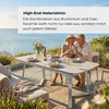 KETTLER Glas-Keramik-Ausziehtisch 160/200x95 cm Produktbild-Vorschau 6