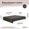 Bankauflage Klemmkissen 1 Leiste, Cordstoff extra Produktbild-Vorschau 9