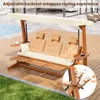 Flieks Hollywoodschaukel Gartenschaukel 3 Sitzer, Produktbild-Vorschau 6