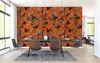 Tadessi Fototapete | Blumen | 4.00 m x 2.70 m | Orange | Produktbild-Vorschau 2