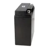 A black battery is shown from a side angle against a white background. Produktbild-Vorschau