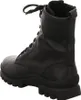 A black leather boot is shown from the side and back. Produktbild-Vorschau