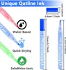 Acrylstifte 24 Farben, Wasserfeste Marker Stifte Permanent Produktbild-Vorschau 2
