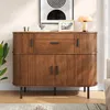 Merax 2-stufiger Sideboard mit Schiebetüren und Schublade, Produktbild-Vorschau 2