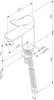 A technical drawing of a faucet with dimensions and specifications. Produktbild-Vorschau