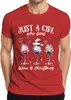 Just a girl who loves wine and christmas Weintrinker - Produktbild-Vorschau 1