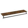 A product shot of a wall-mounted shelf with a hanging rod. Produktbild-Vorschau