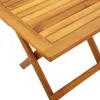 A close-up view of a wooden folding table. Produktbild-Vorschau