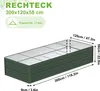 UISEBRT Bac à plantes surélevé en métal 300x120x58cm - Voir les images du produit 2
