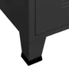 vidaXL Szafa przemysłowa czarna 90x50x180 cm metalowa Podgląd zdjęcia produktu 6