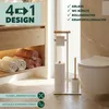 eluno Stand-WC-Garnitur 4in1, WC-Bürste, Produktbild-Vorschau 2