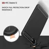 HTC Desire 12 Hülle Silikon Blau Carbon Optik Case TPU Produktbild-Vorschau 7