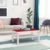DEQORI Couchtisch 90x55 cm Weiß 'Rot' Glas Beistelltisch Produktbild-Vorschau 4