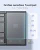 Inateck kompakte Mini-Bluetooth-Tastatur mit Touchpad Produktbild-Vorschau 5