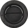 A black circular vent with a logo in the center, shown from a top-down perspective against a white background. Produktbild-Vorschau