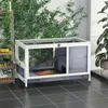 PawHut – klec pro drobná zvířata na kolečkách, domeček pro Náhled obrázku produktu 2